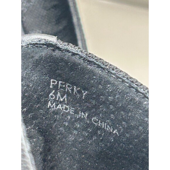 Sanctuary Perky Women's Fabric Pointed Toe Wedge Pump Black 6M New - Picture 7 of 7